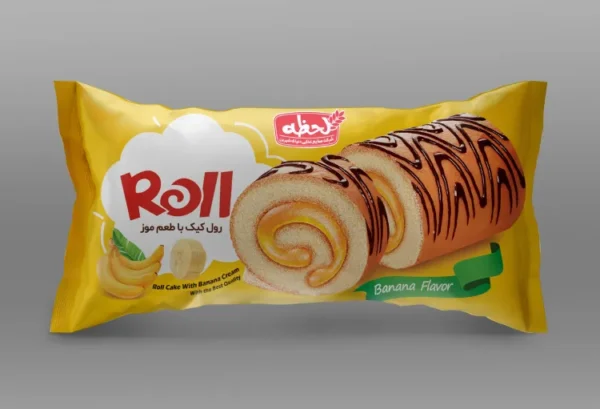 banana roll cake img - صنایع غذایی دنیای شیرین