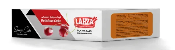 کارتن کیک شفاف لحظه البالویی